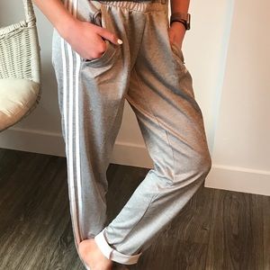 Adidas Size S Gray Joggers